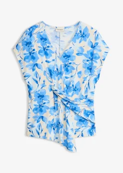 Discount Camiseta con detalle de nudo Mujer Camisetas|Novedades