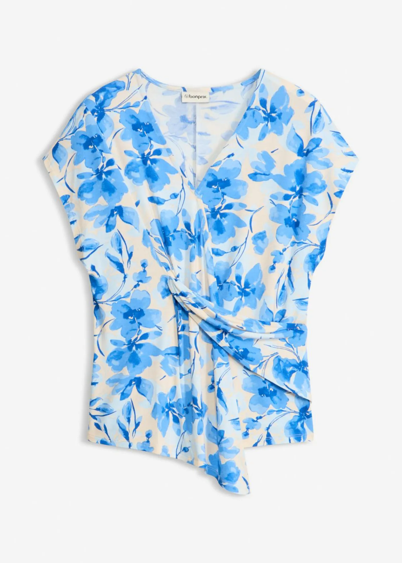 Discount Camiseta con detalle de nudo Mujer Camisetas|Novedades