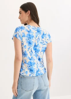 Discount Camiseta con detalle de nudo Mujer Camisetas|Novedades