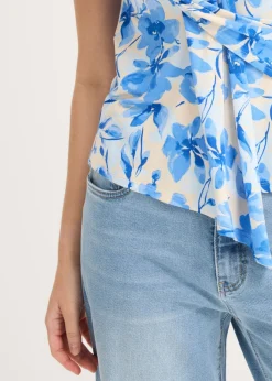 Discount Camiseta con detalle de nudo Mujer Camisetas|Novedades