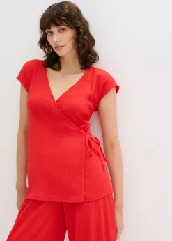 Online Camiseta con efecto cruzado Mujer Camisetas
