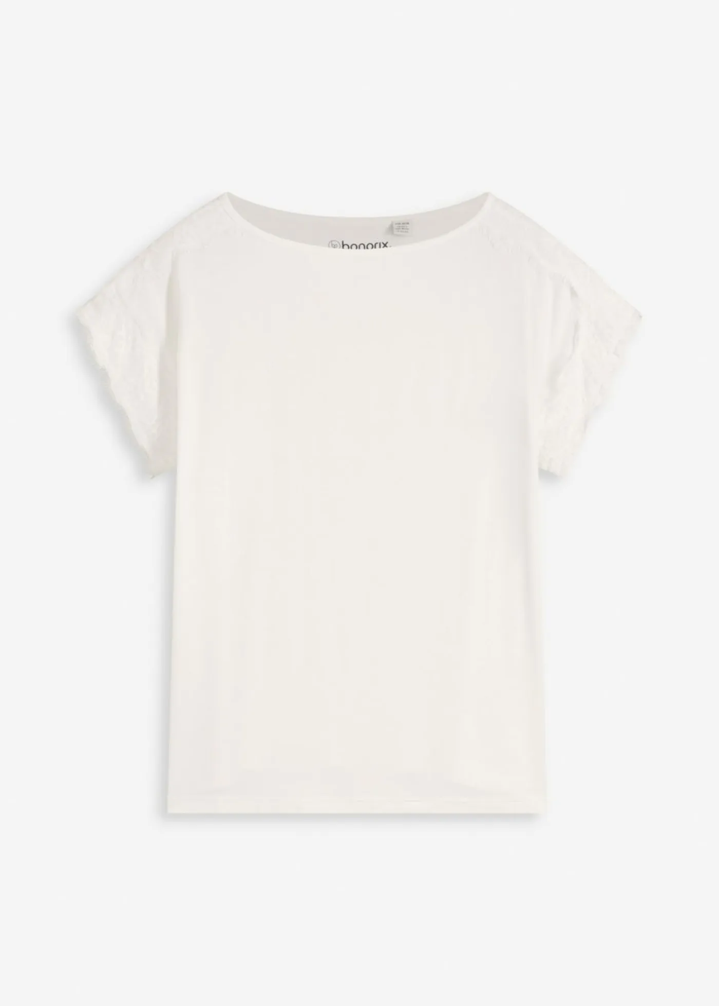 Outlet Camiseta con encaje de ganchillo Mujer Camisetas
