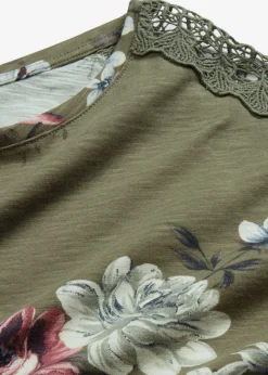 Sale Camiseta con encaje estampada Mujer Camisetas