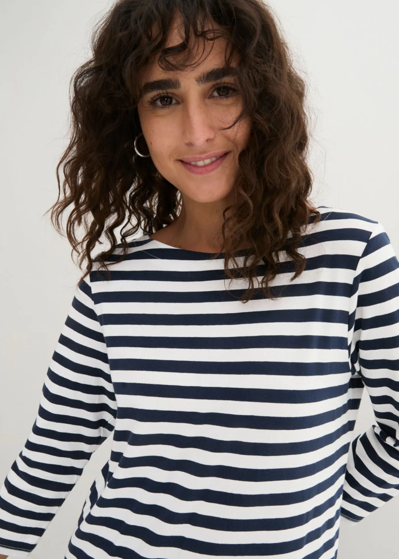 Camiseta con escote barco Mujer Básicos|Camisetas