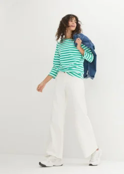 Discount Camiseta con escote barco Mujer Básicos|Camisetas