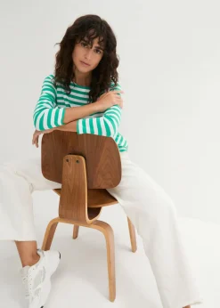 Discount Camiseta con escote barco Mujer Básicos|Camisetas
