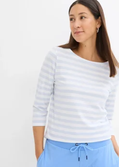 Best Camiseta con escote barco Mujer Básicos|Camisetas