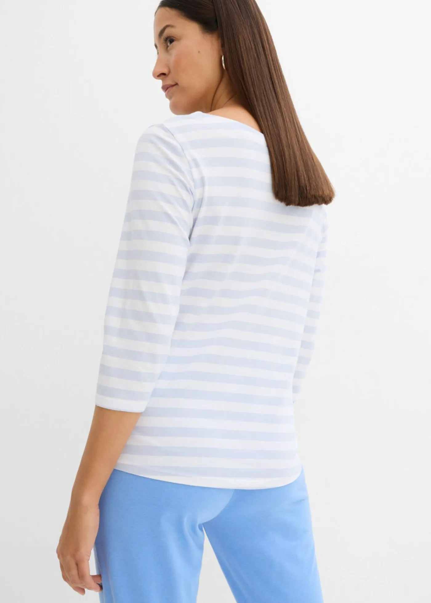 Best Camiseta con escote barco Mujer Básicos|Camisetas