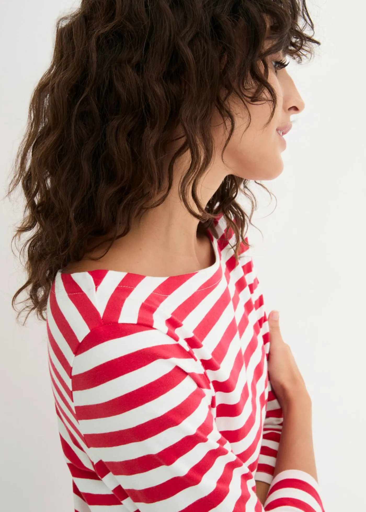 Discount Camiseta con escote barco Mujer Básicos|Camisetas