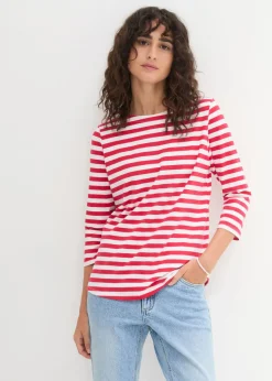 Discount Camiseta con escote barco Mujer Básicos|Camisetas