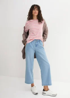 Sale Camiseta con escote barco Mujer Básicos|Camisetas