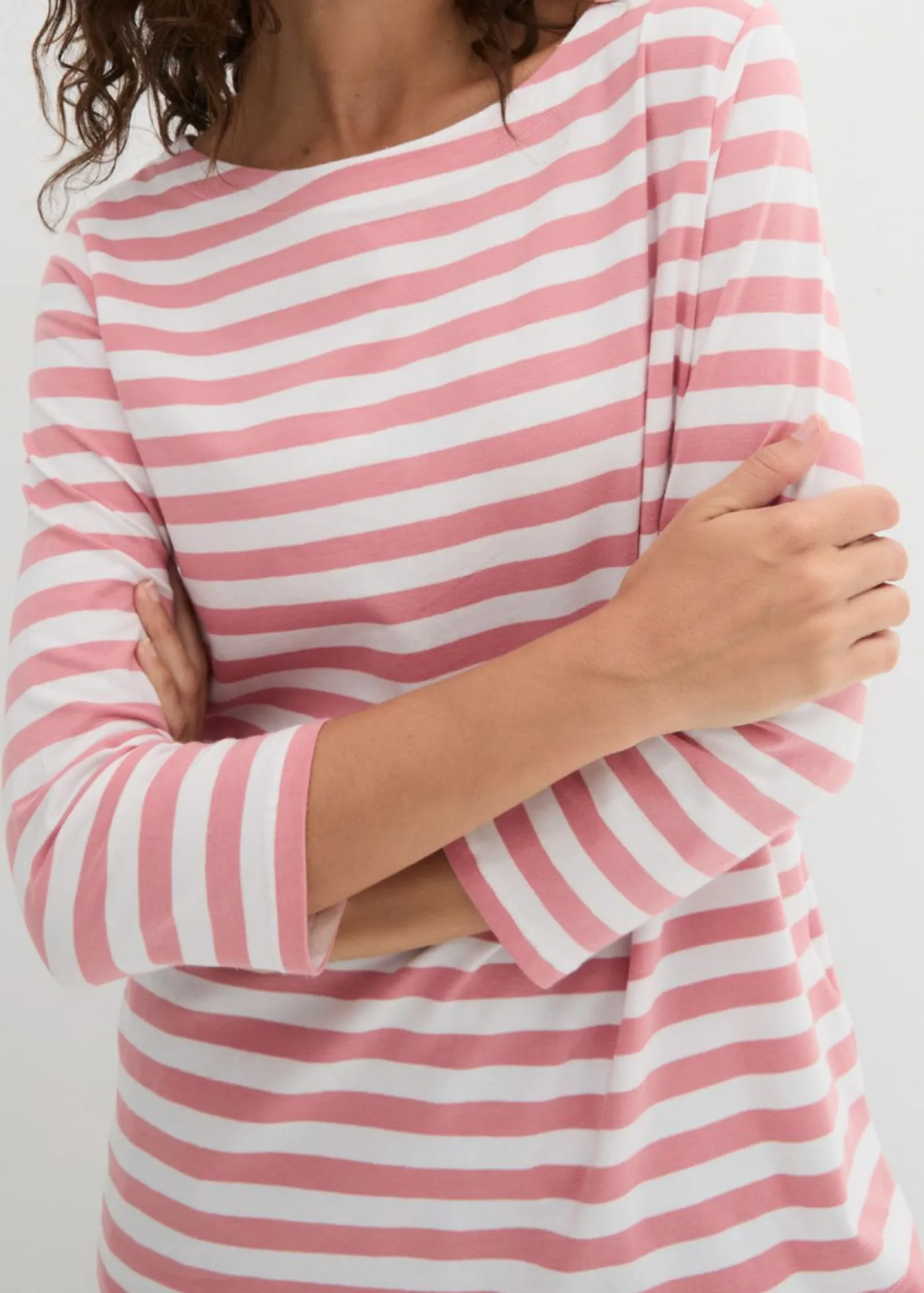Sale Camiseta con escote barco Mujer Básicos|Camisetas