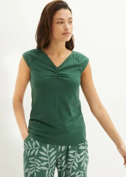 Outlet Camiseta con escote en V Mujer Camisetas