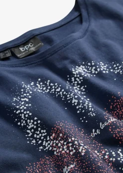 Online Camiseta con estampado de corazón de algodón orgánico Mujer Camisetas