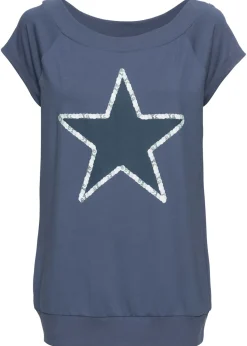 New Camiseta con estampado de estrellas Mujer Camisetas