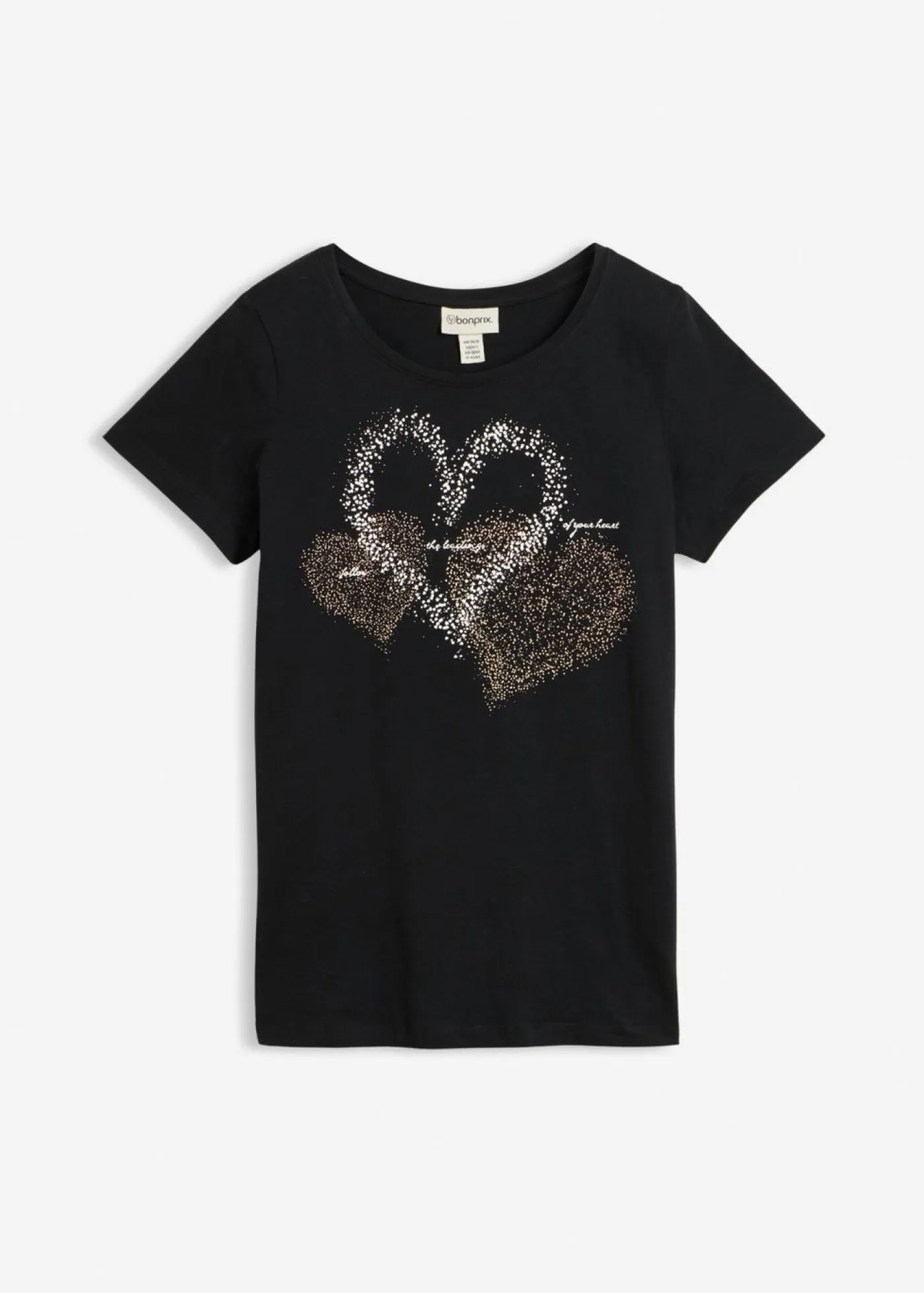 Best Camiseta con estampado de corazón de algodón orgánico Mujer Camisetas