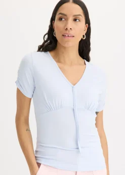 Discount Camiseta con fruncido Mujer Camisetas