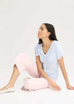 Discount Camiseta con fruncido Mujer Camisetas