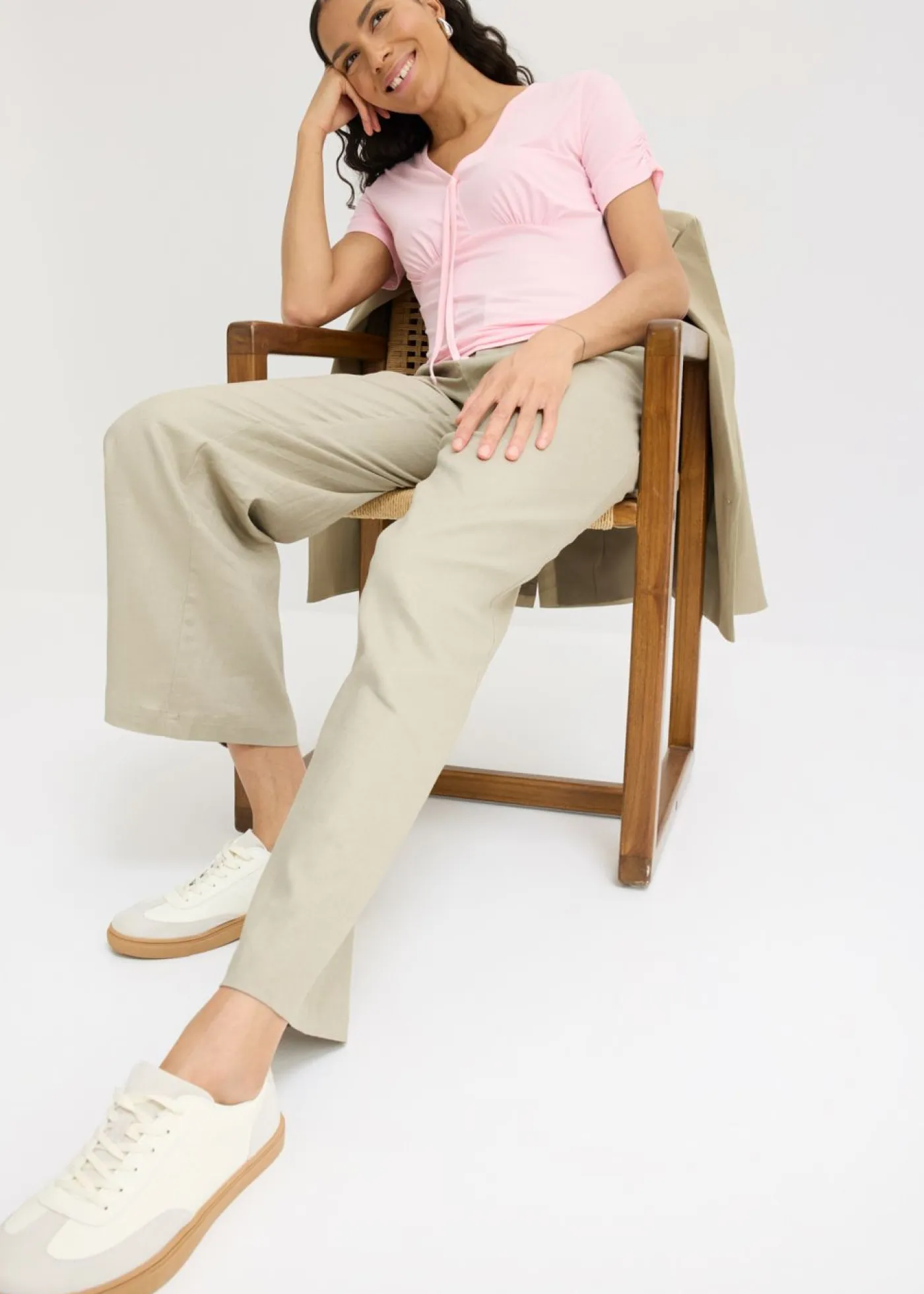 Sale Camiseta con fruncido Mujer Camisetas