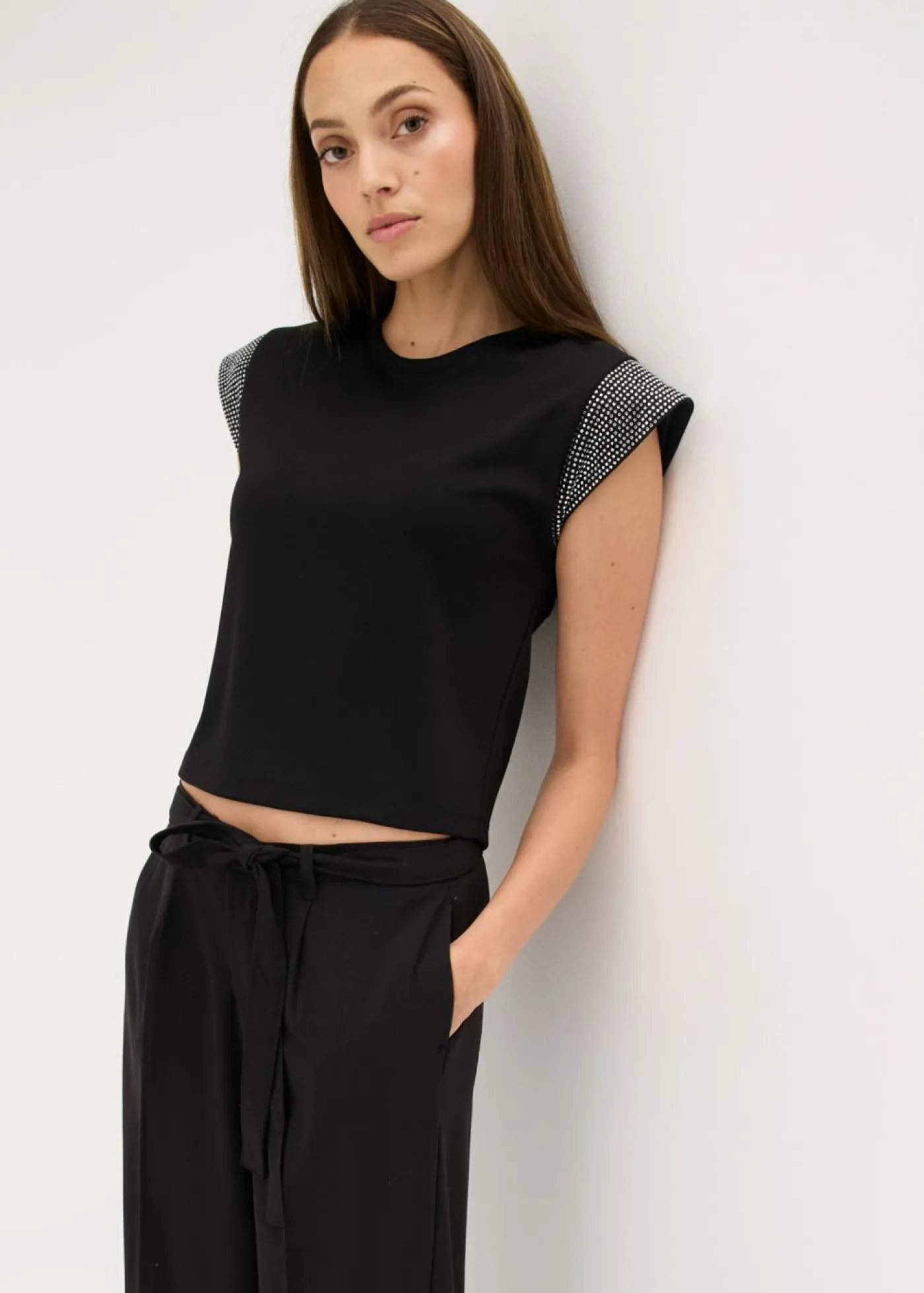 Camiseta con hombreras Mujer Camisetas