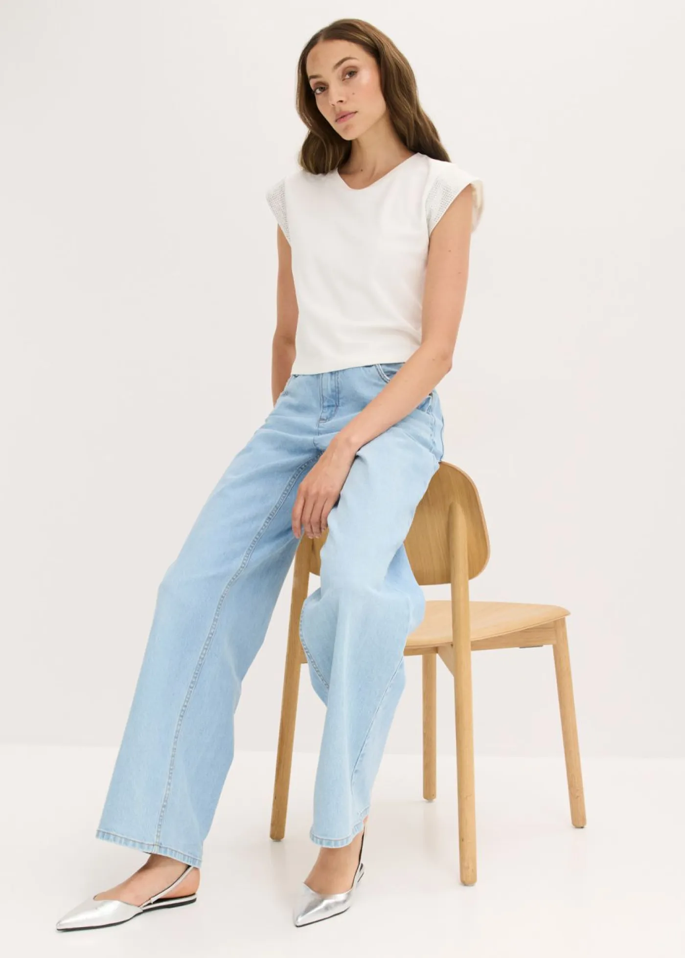 Sale Camiseta con hombreras Mujer Camisetas