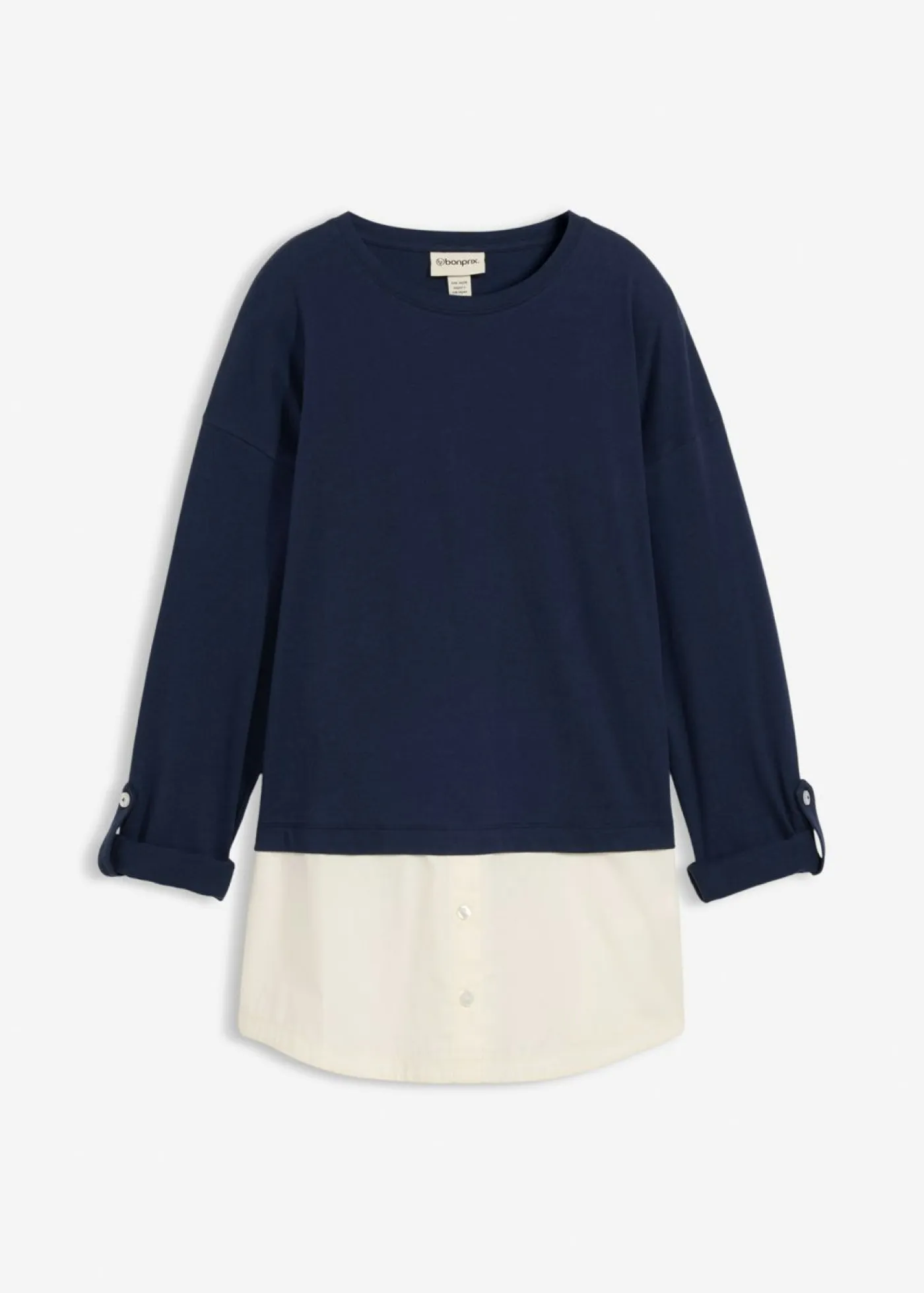 Hot Camiseta con inserto de blusa de algodón orgánico puro Mujer Camisetas