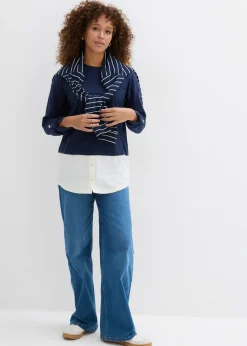 Hot Camiseta con inserto de blusa de algodón orgánico puro Mujer Camisetas