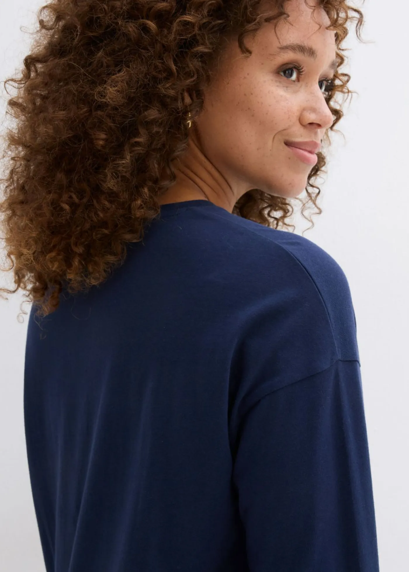 Hot Camiseta con inserto de blusa de algodón orgánico puro Mujer Camisetas