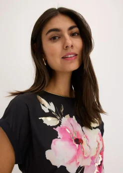 Outlet Camiseta con inserto de malla Mujer Camisetas