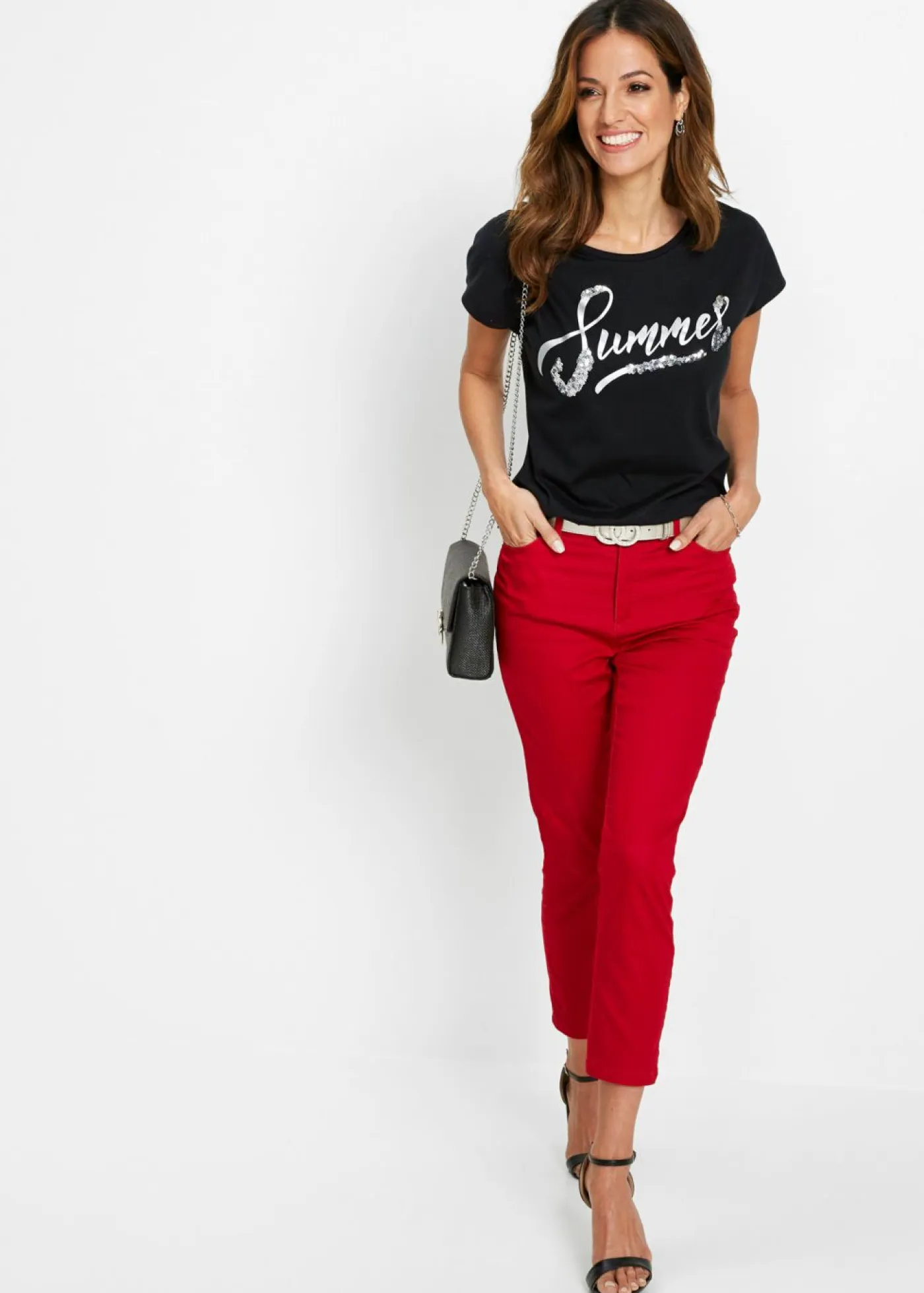 Camiseta con lentejuelas Mujer Camisetas