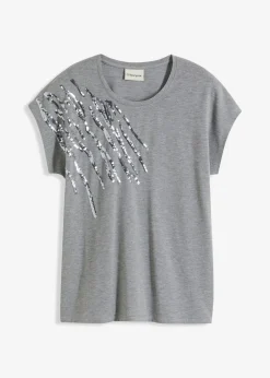 Clearance Camiseta con lentejuelas Mujer Camisetas