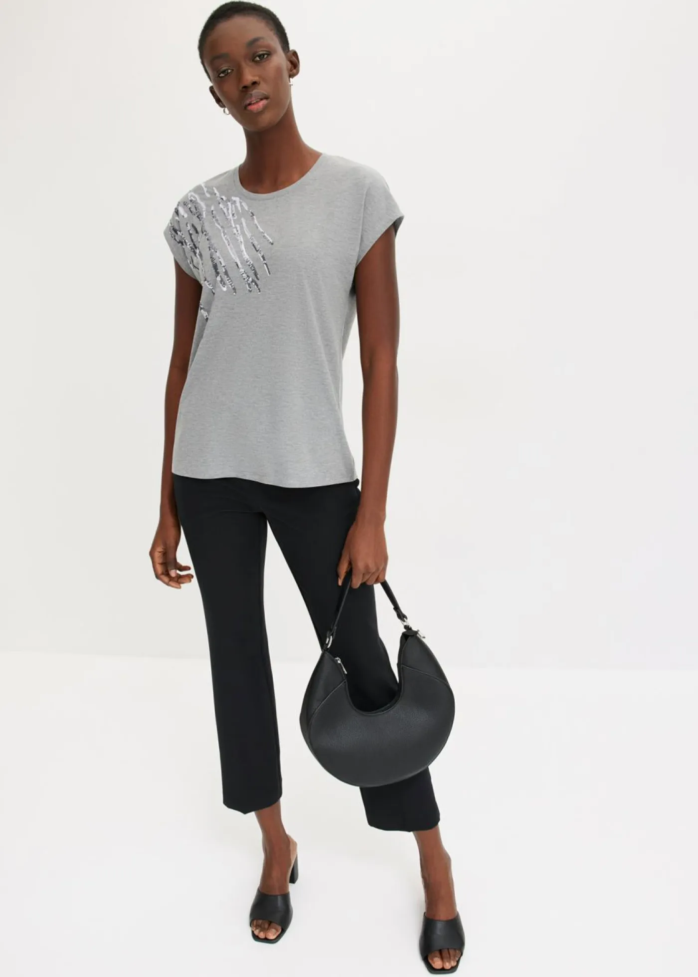 Clearance Camiseta con lentejuelas Mujer Camisetas