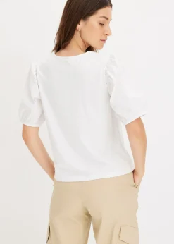 Discount Camiseta con mangas abullonadas Mujer Camisetas|Novedades