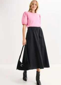 Clearance Camiseta con mangas abullonadas Mujer Camisetas|Novedades