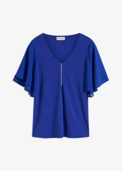 Clearance Camiseta con mangas de gasa Mujer Camisetas