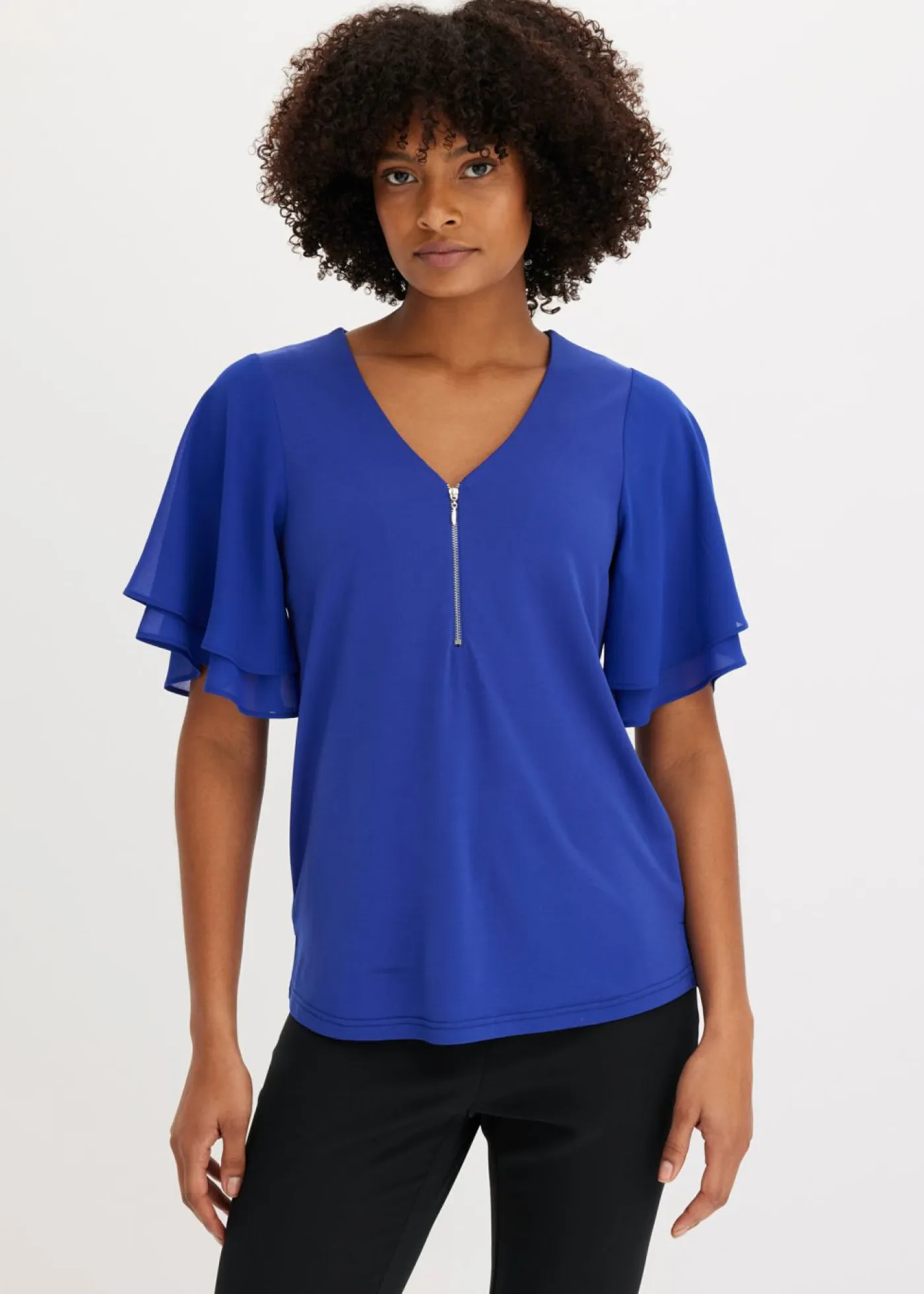 Clearance Camiseta con mangas de gasa Mujer Camisetas