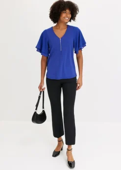Clearance Camiseta con mangas de gasa Mujer Camisetas