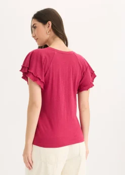Discount Camiseta con mangas llamativas Mujer Camisetas