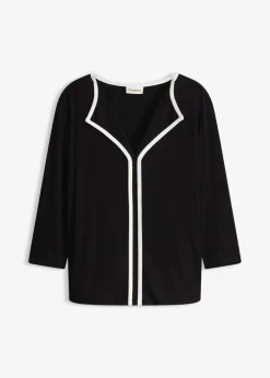 Hot Camiseta con panel en contraste Mujer Camisetas