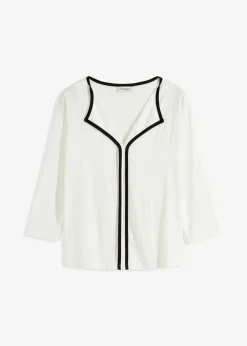 Sale Camiseta con panel en contraste Mujer Camisetas