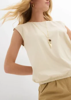 New Camiseta con puños elásticos Mujer Camisetas