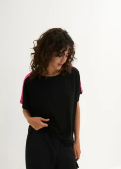 Best Camiseta con rayas de neón Mujer Camisetas