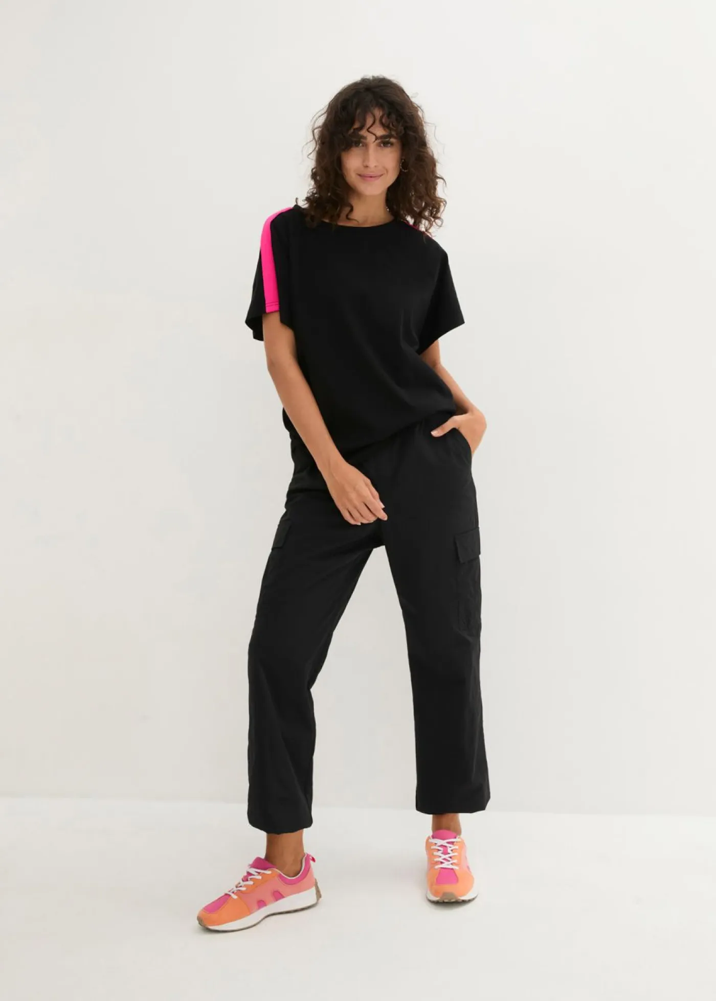 Best Camiseta con rayas de neón Mujer Camisetas
