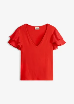 Clearance Camiseta con volantes Mujer Camisetas