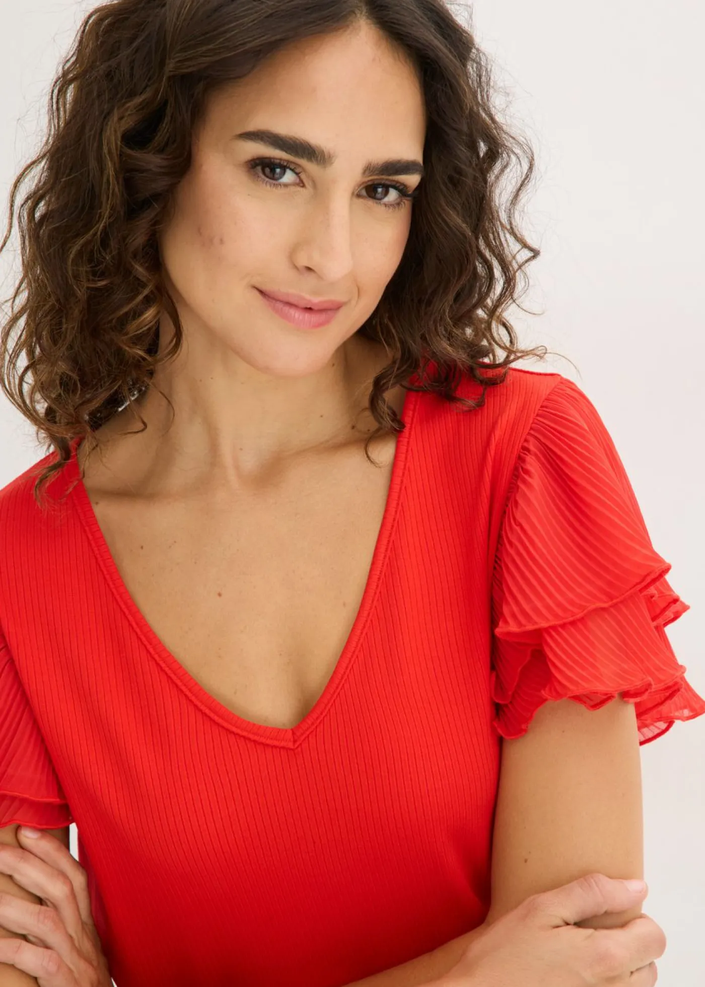 Clearance Camiseta con volantes Mujer Camisetas