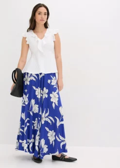 Hot Camiseta con volantes Mujer Camisetas|Novedades