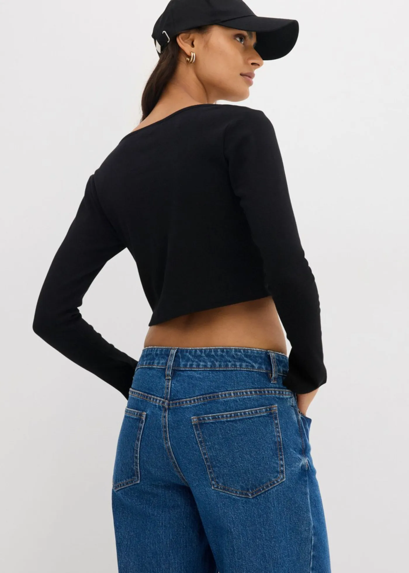 Sale Camiseta corta de canalé Mujer Camisetas