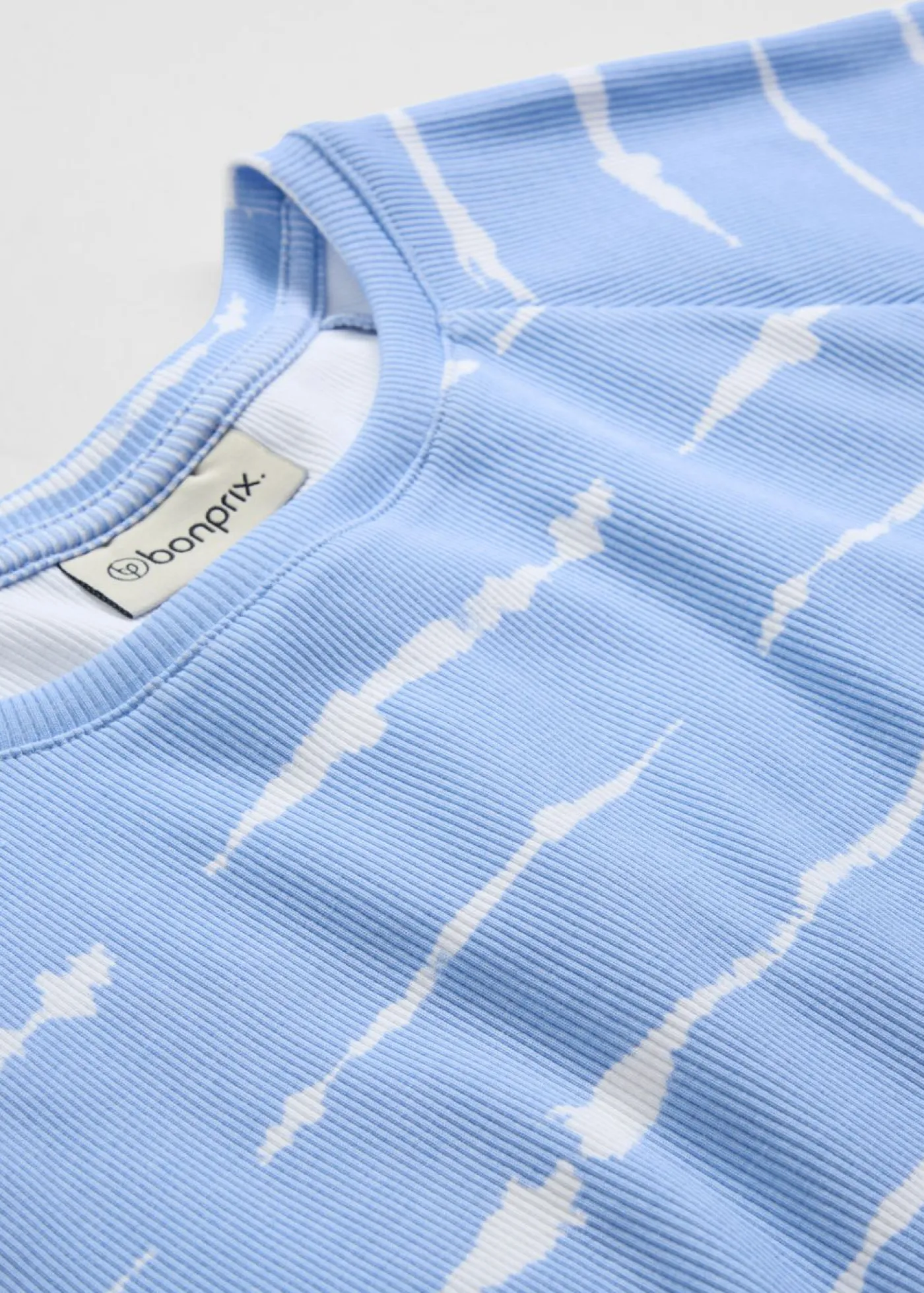 Sale Camiseta corta de canalé Mujer Camisetas