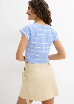 Sale Camiseta corta de canalé Mujer Camisetas