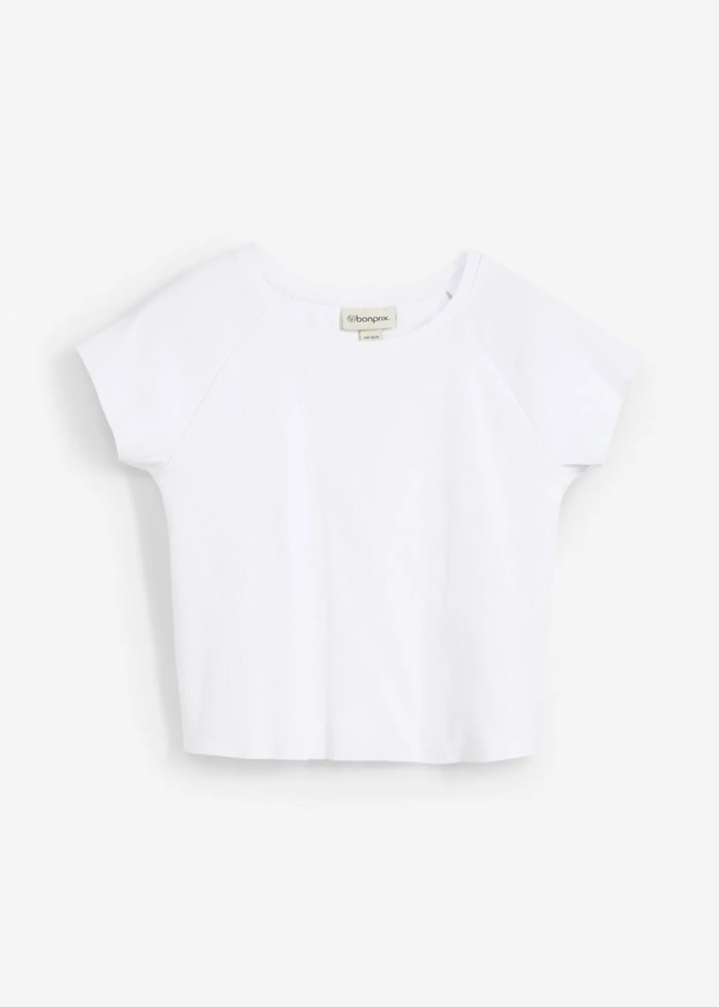 Clearance Camiseta corta de canalé Mujer Camisetas